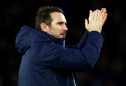 Everton's Lampard hails 'very special day’, while West Ham survive major scare