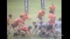Argentinian rugby player cops vicious, deliberate punt to the head