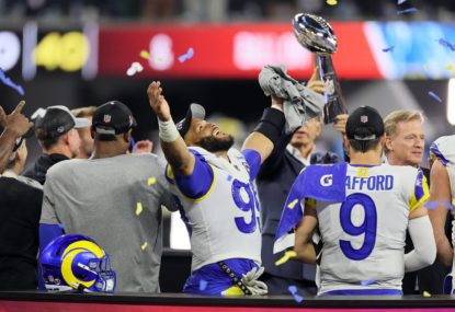 See how the LA Rams came from behind to claim Super Bowl LVI