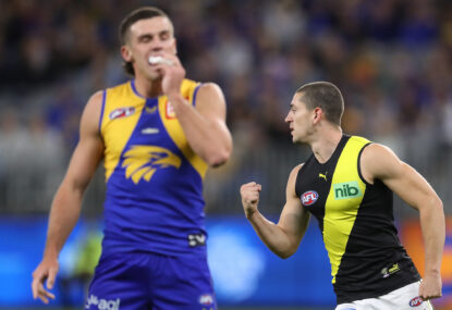 AFL Friday Footy Fix: Putrid Eagles hit rock bottom, Tigers feast on the carcass