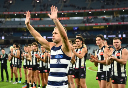 Geelong's ultimate warrior: 350 games on, Joel Selwood remains one of the AFL's finest