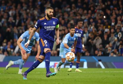 Man City edge astonishing CL semi but Benzema keeps Real Madrid alive with cheeky moment