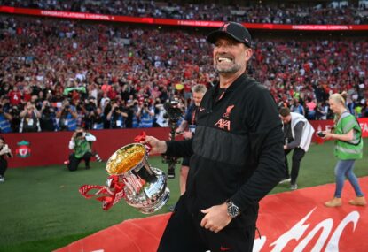 Could Jurgen Klopp be lifting his final trophy as Reds manager after the Carabao Cup final?