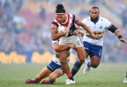 'Very special' Suaalii and Walker get Roosters over Eels in Magic Round thriller