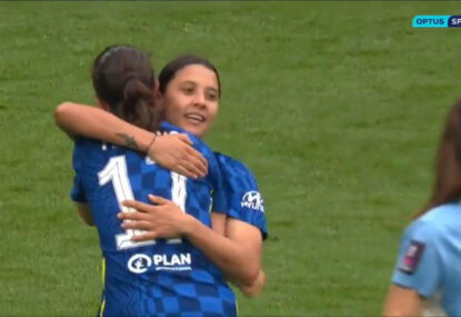 Clutch Sam Kerr secures Chelsea FA Cup glory after another Aussie forces extra time