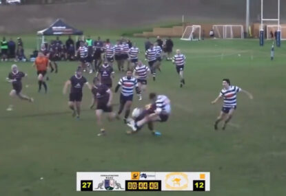 Massive rugby tackle in Western Australia goes viral
