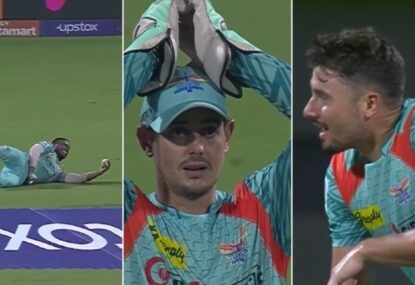 'The best catch ever!' IPL insanity as all-time screamer rescues Stoinis from last over from hell