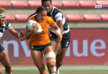 WATCH: Aussie sevens star unleashes lethal step for long-range try