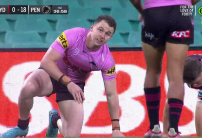 WATCH: Panthers bomb what would have been a miraculous razzle-dazzle try