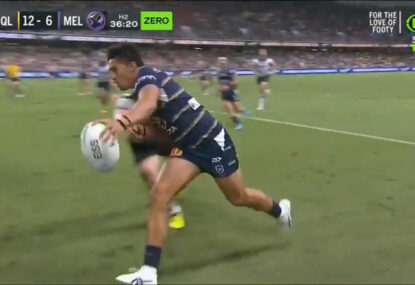 Murray Taulagi scores an absolute cracker, then is prevented by an equally great try-saver