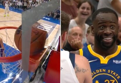 WATCH: Million-to-one moment off Draymond Green free throw shocks the NBA