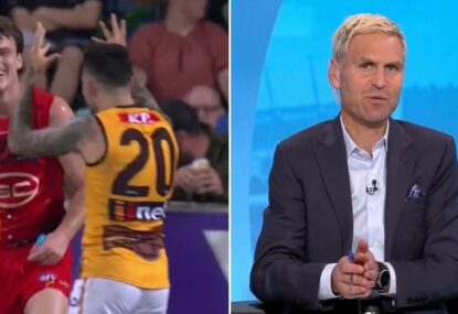 'Pull your head in': Kane Cornes savages 'embarrassing' pair of moments from Chad Wingard