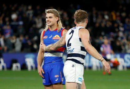AFL Friday Footy Fix: Three votes for JC superstar, two weeks for Bailey's headbutt, one nightmare quarter sinks the Dogs