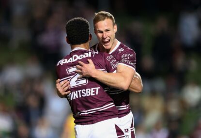 'All over the place': Bellamy blasts Storm defence as DCE and Foran fire Manly to 36-30 win