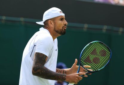Kyrgios blasts Aussie tennis legends for 'sick obsession' with bringing him down... with one exception