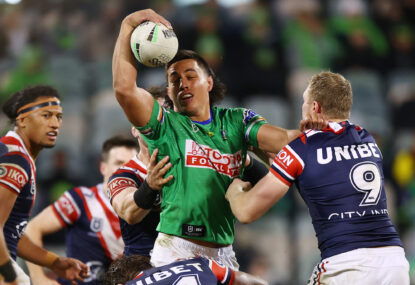 Sydney Roosters vs Canberra Raiders: NRL live scores