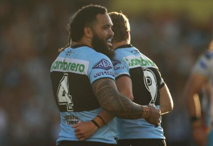 Sharks underwhelm but too good for Titans as Talakai puts Origin hand up