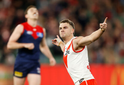 AFL Saturday Study: No May, no Melbourne? How magnificent Swans exposed the Dees... again
