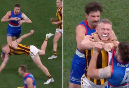 WATCH: Bont gets revenge as James Sicily comes off second best from his own bump