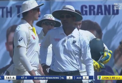 Aussies fielders get too interested in appealing that they fail to stop four overthrows