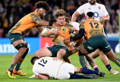 WILL GENIA: Wallabies should have beaten England, and can win TRC, but Dave Rennie must start getting better results