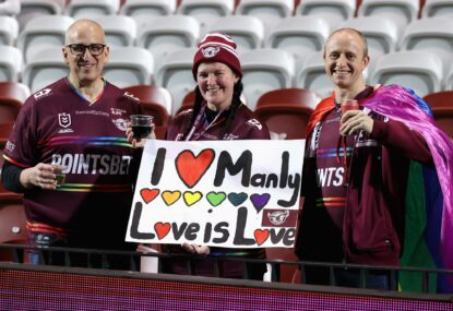 NRL Pride Round on agenda for inclusion in 2023 draw despite Manly Seven's objections