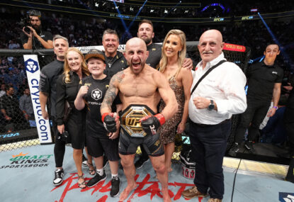 Aussie UFC star Alexander Volkanovski the No.1 pound-for-pound fighter in the world