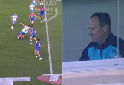 Holbrook slowly loses his mind as Titans 'self-destruct', gift Knights try on halftime