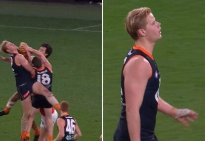 Blues young gun quickly ruins magnificent mark by shanking a sitter