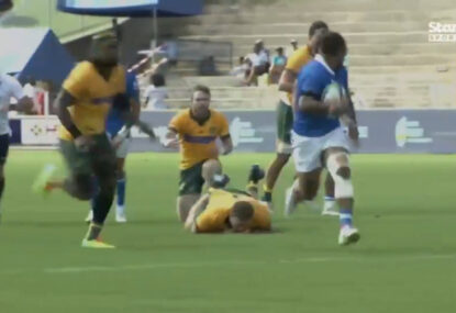 Even this Samoan 'couldn't believe' his try wasn't pulled back for obstruction