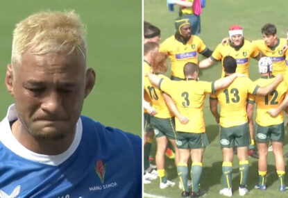 'Possums in headlights': Australia A get punished early by on-song Samoa