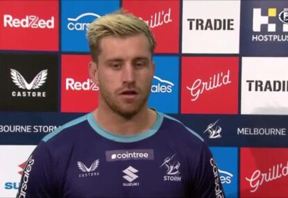 'Trying to stir the pot': Cam Munster's cheeky dig at Bennett as he re-commits to Storm
