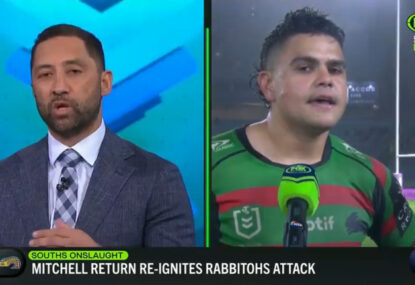 LANGUAGE WARNING: Latrell Mitchell drops F-Bomb then rules himself out of Origin decider