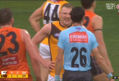 Cheeky Sicily tries tempting Giant into repeating his earlier gaffe, causes another one