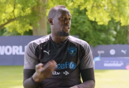 Usain Bolt's curious response as to why he didn't make it in the A-League