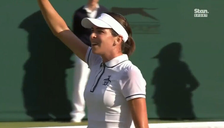 Ajla Tomljanovic crowns a great comeback and secures a place in the quarter-finals of Wimbledon