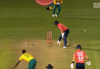 'What is THAT!' Everyone loses it as Bairstow pulls off all-time outrageous shot