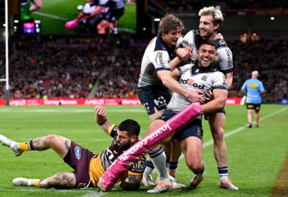 Broncos have to use 'sh--ty feeling' as motivation as Melbourne run up 60 to derail finals hopes