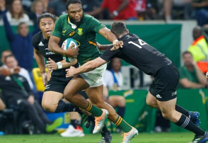 ANALYSIS: Brutal Boks suffocate All Blacks despite early setback, exposing more problems for Foster to solve