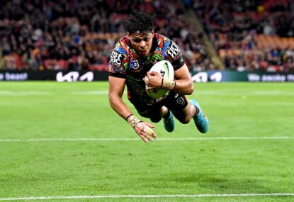 Cobbo hat trick gets Broncos in winning circle over Newcastle - and secures finals football