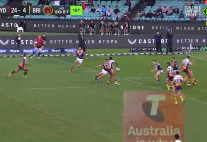 'Metres forward': Was this the worst missed forward pass of the season?