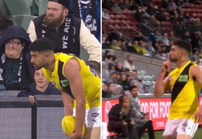 Marlion Pickett's perfect, ice-cold response to heckling Port fans