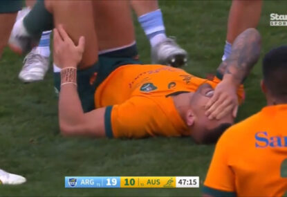Wallabies heartbreak as distraught Quade Cooper suffers ANOTHER injury