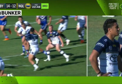 Blocker can only laugh as Bunker denies Cowboys a try that he had down as a certainty