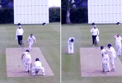 WATCH: Club cricketer gets out to the worst ball of the century