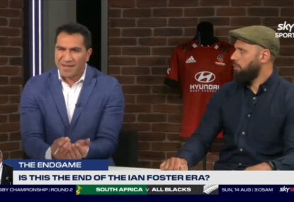 Mils Muliaina thinks the Bledisloe Cup should determine Ian Foster's coaching future