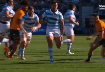 Puma's pinged hamstring proves the perfect Wallabies distraction, lets him score try