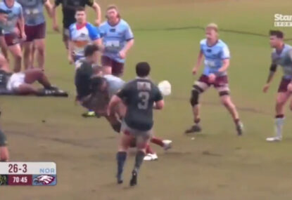 Club rugby second rower an inspiration with two HUGE tackles in team's heavy loss