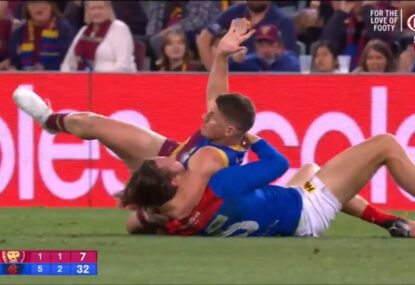 WATCH: Angry Zorko reacts to being run down by putting Demon in a headlock