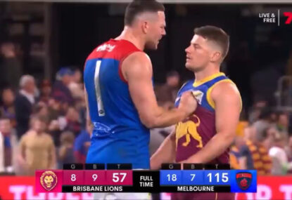 'A line you don't cross': Steven May explains fiery Zorko confrontation after alleged sledge